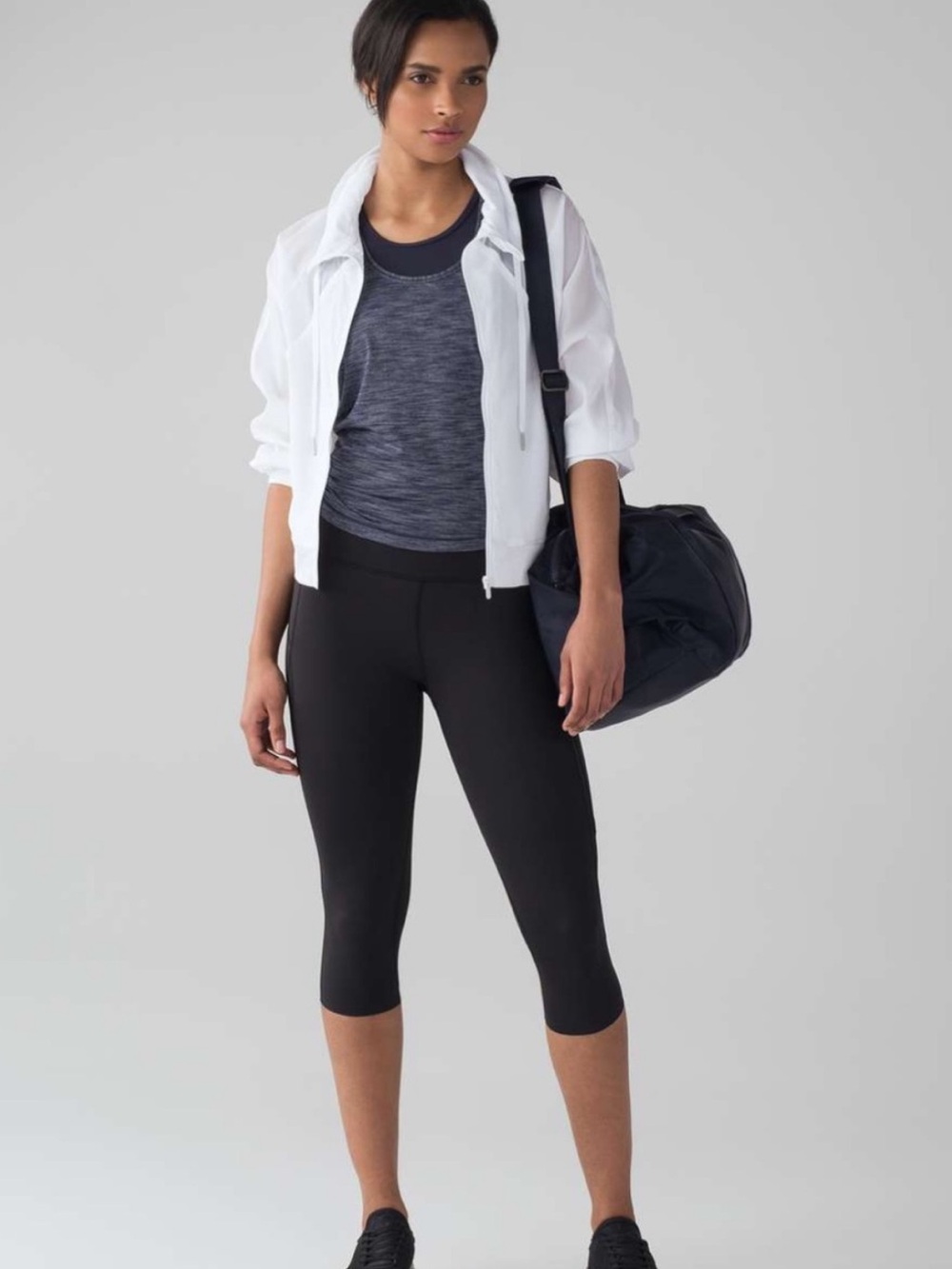 Lululemon Pace Perfect Crop legging (17") Size 10 Black